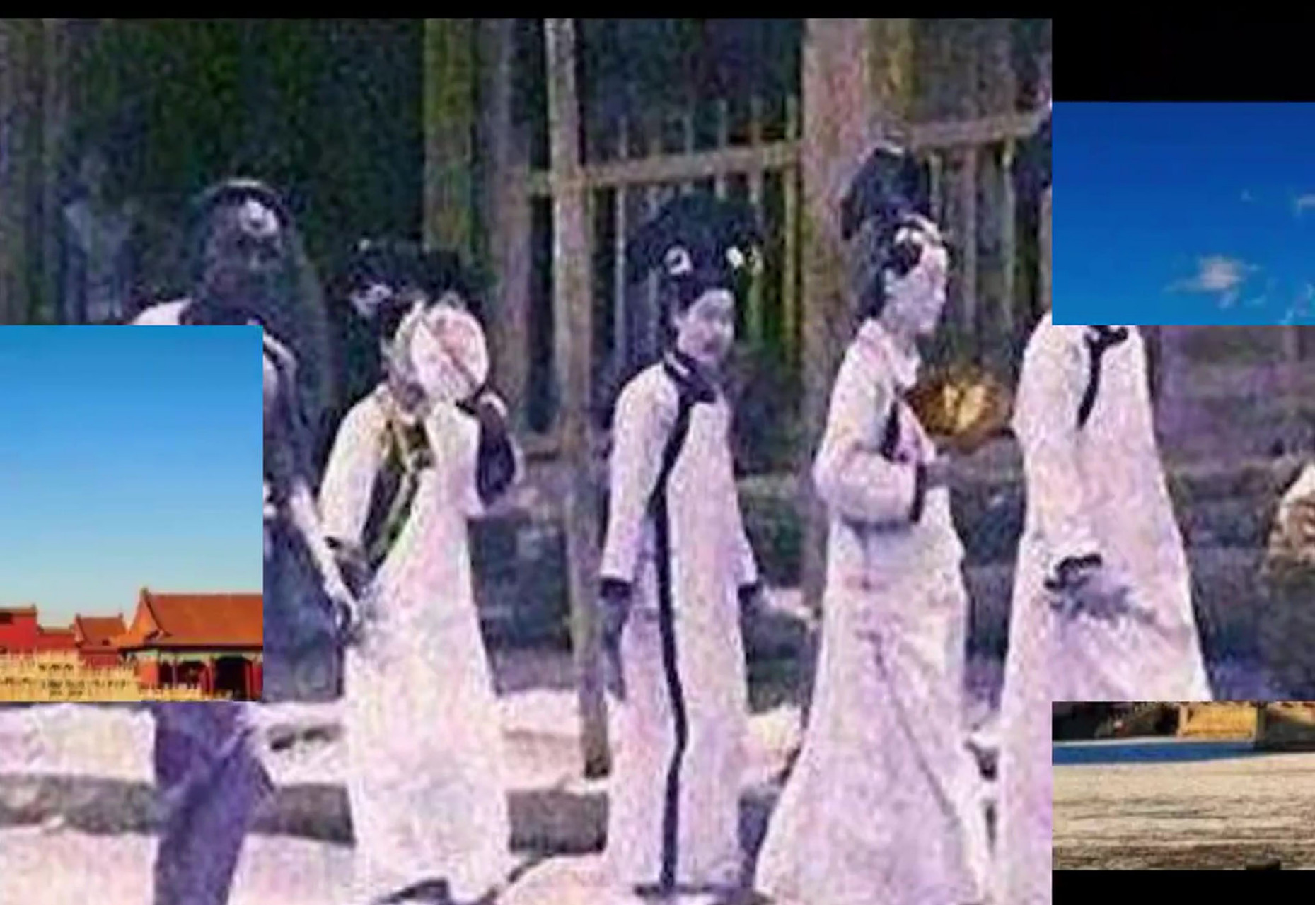 92年故宫墙上惊现清朝宫女,仅出现5秒,留下一张照片就神秘消失