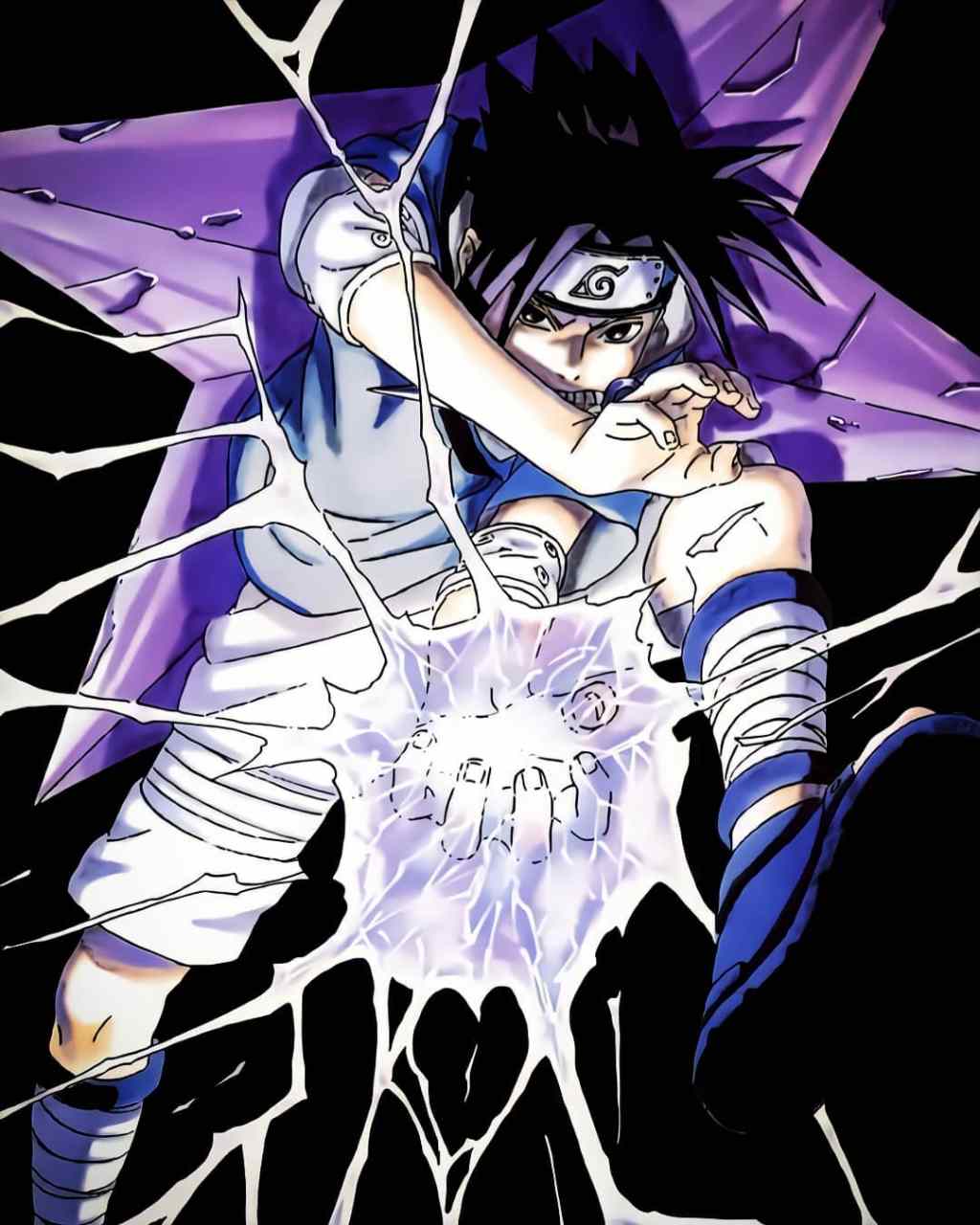 动漫# 佐助千鸟