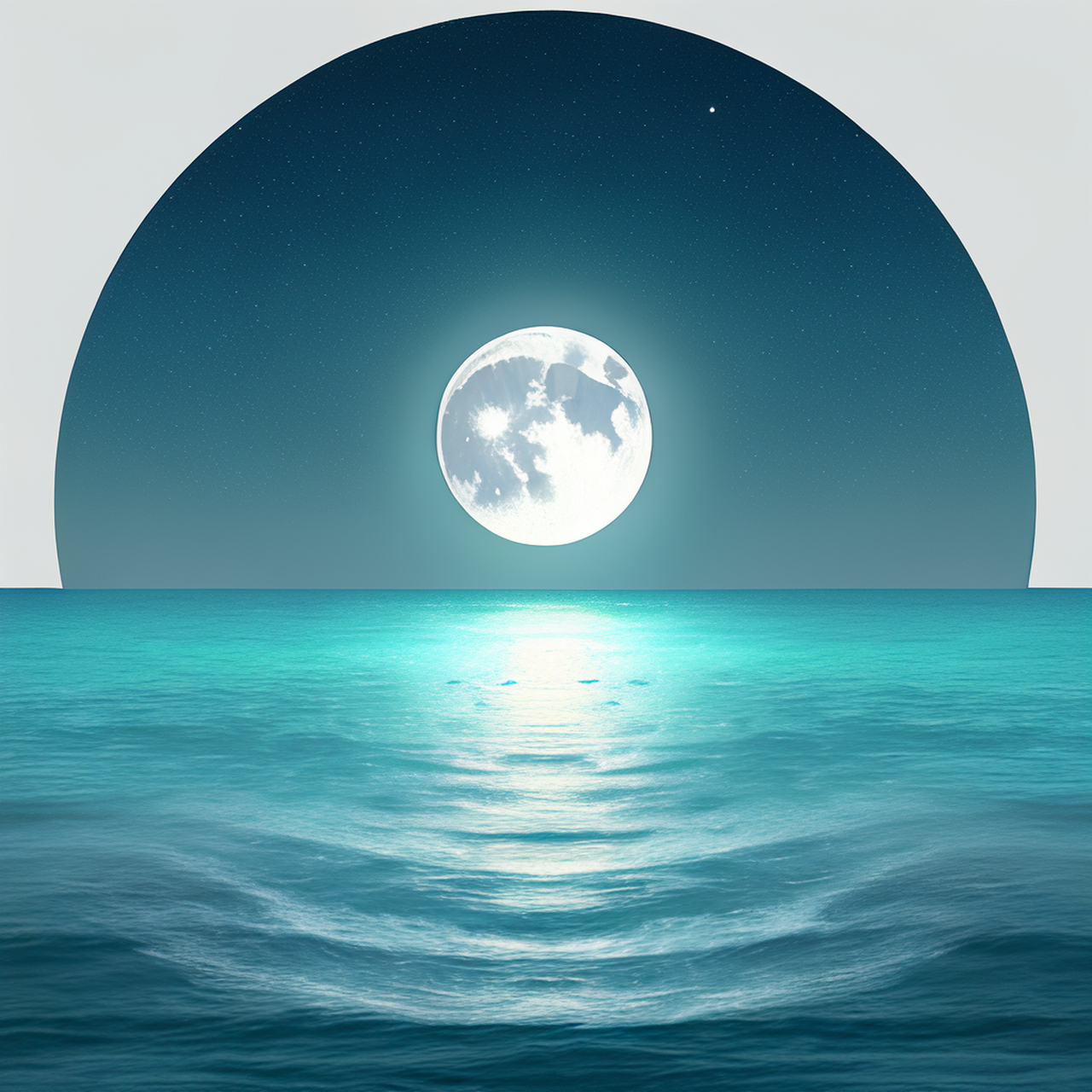 我的素材是:海上生明月,天涯共此时! #百度ai绘图黑科技