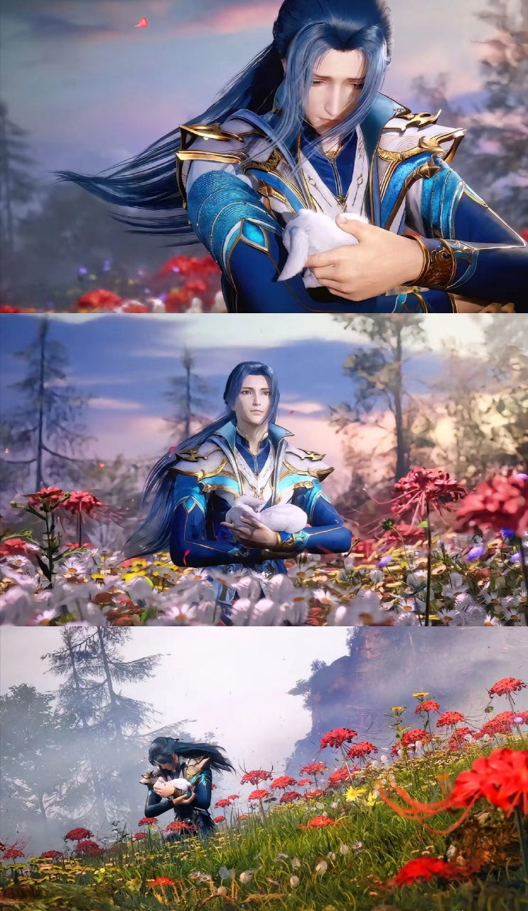 斗罗大陆动漫# #斗罗大陆2绝世唐门# 唐三对小舞,情深不离不弃 共赴