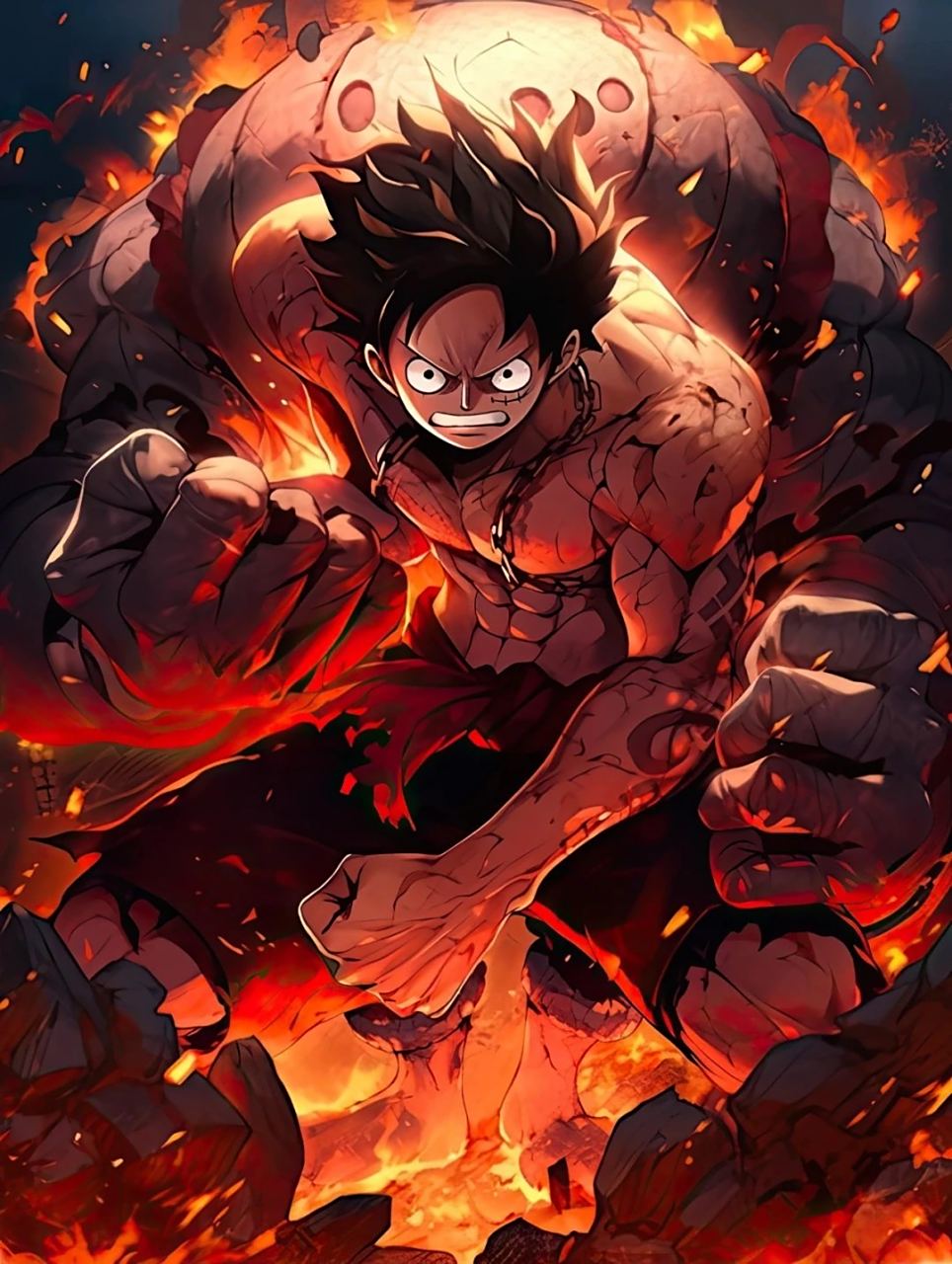 海贼王# 变成肌肉猛男的路飞