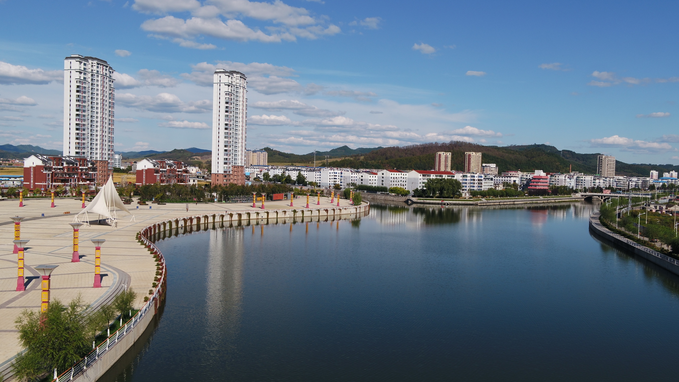 网红打卡地辽宁杠杠滴# 【抚顺市新宾满族自治县——县城美景】