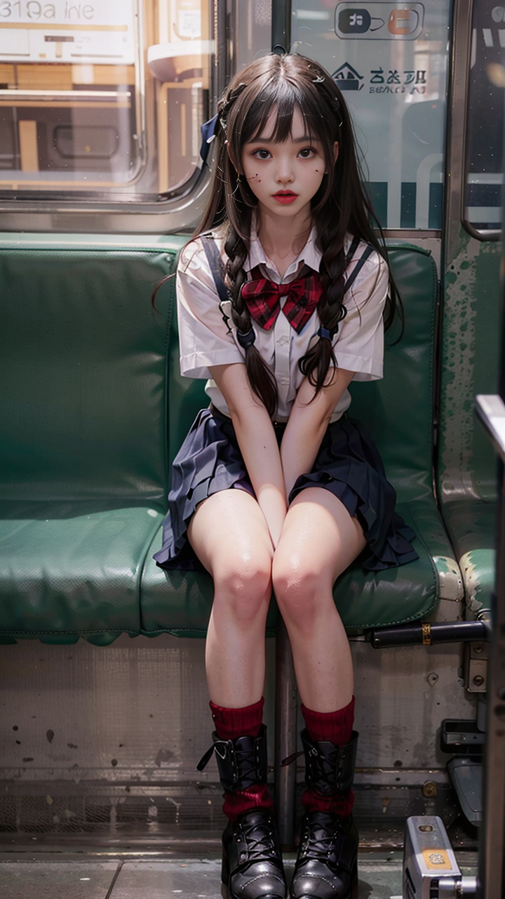 这就是你们喜欢的jk#ai绘画# #jk美少女