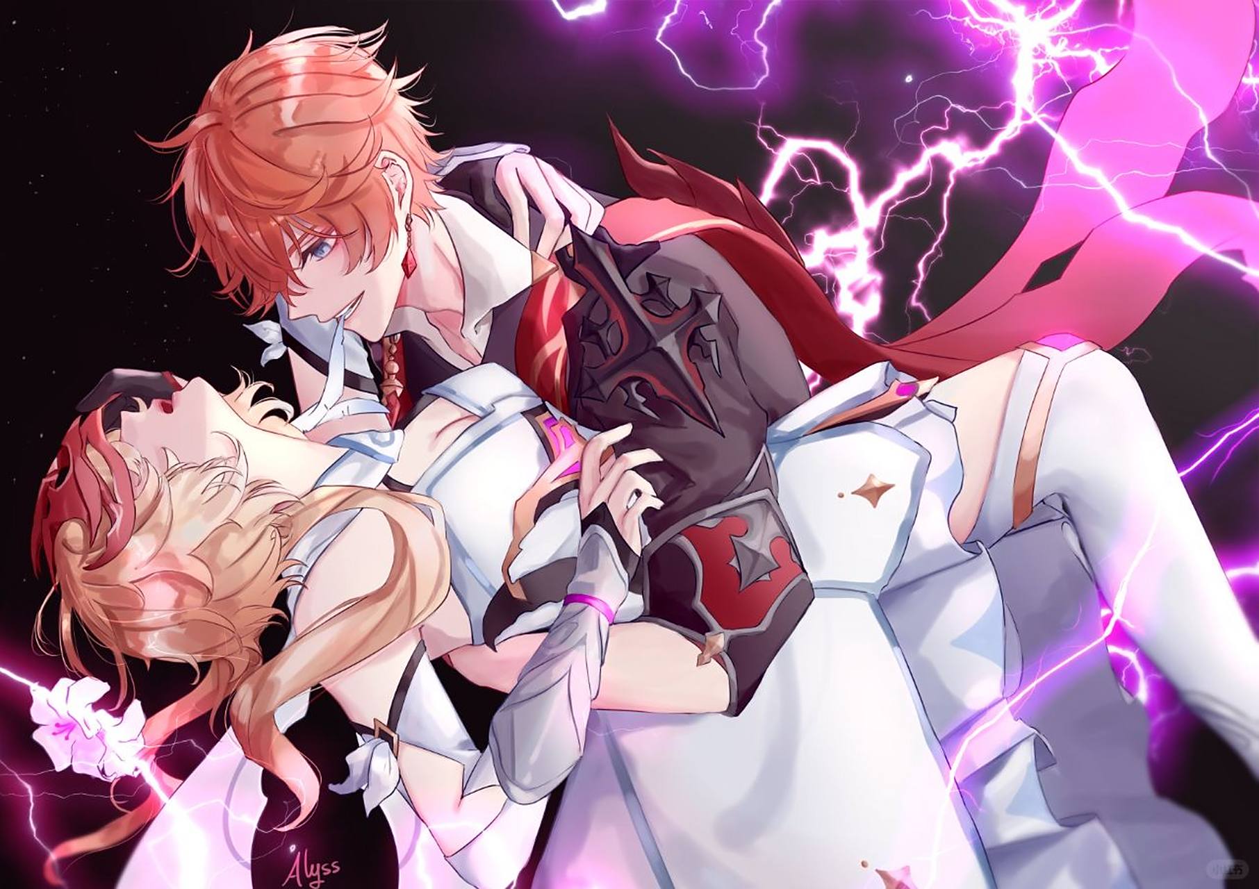 原神丨荧&达达利亚6015