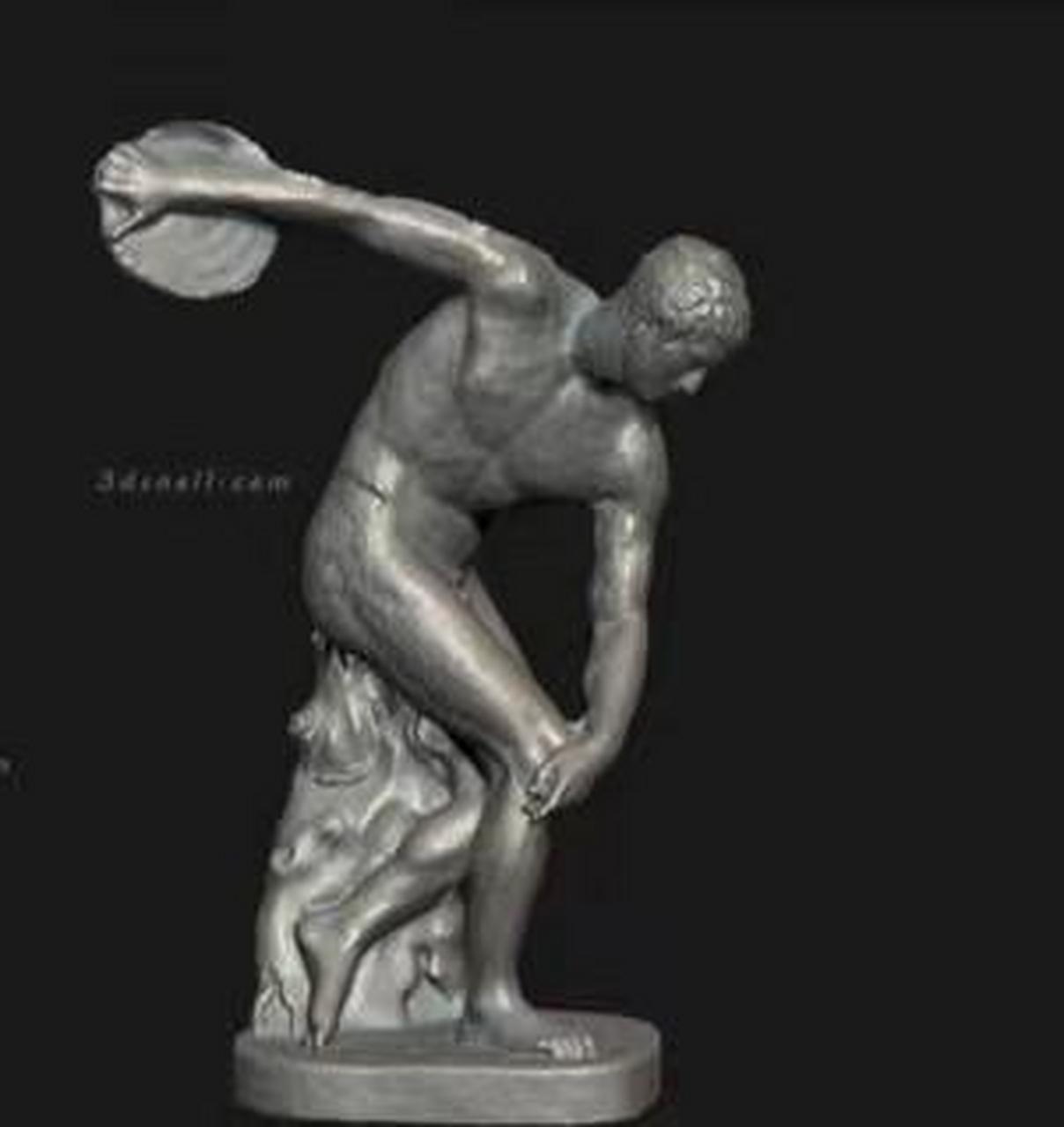 掷铁饼者(discobolus)雕塑是古希腊文化中最具代表性的作品之一,它