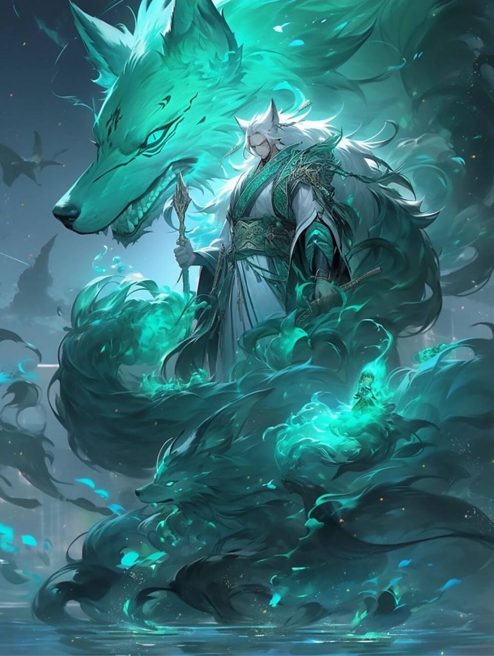 星宿神系列 奎木狼  奎木狼,属木,为狼,是二十八宿之一,为西方白虎七