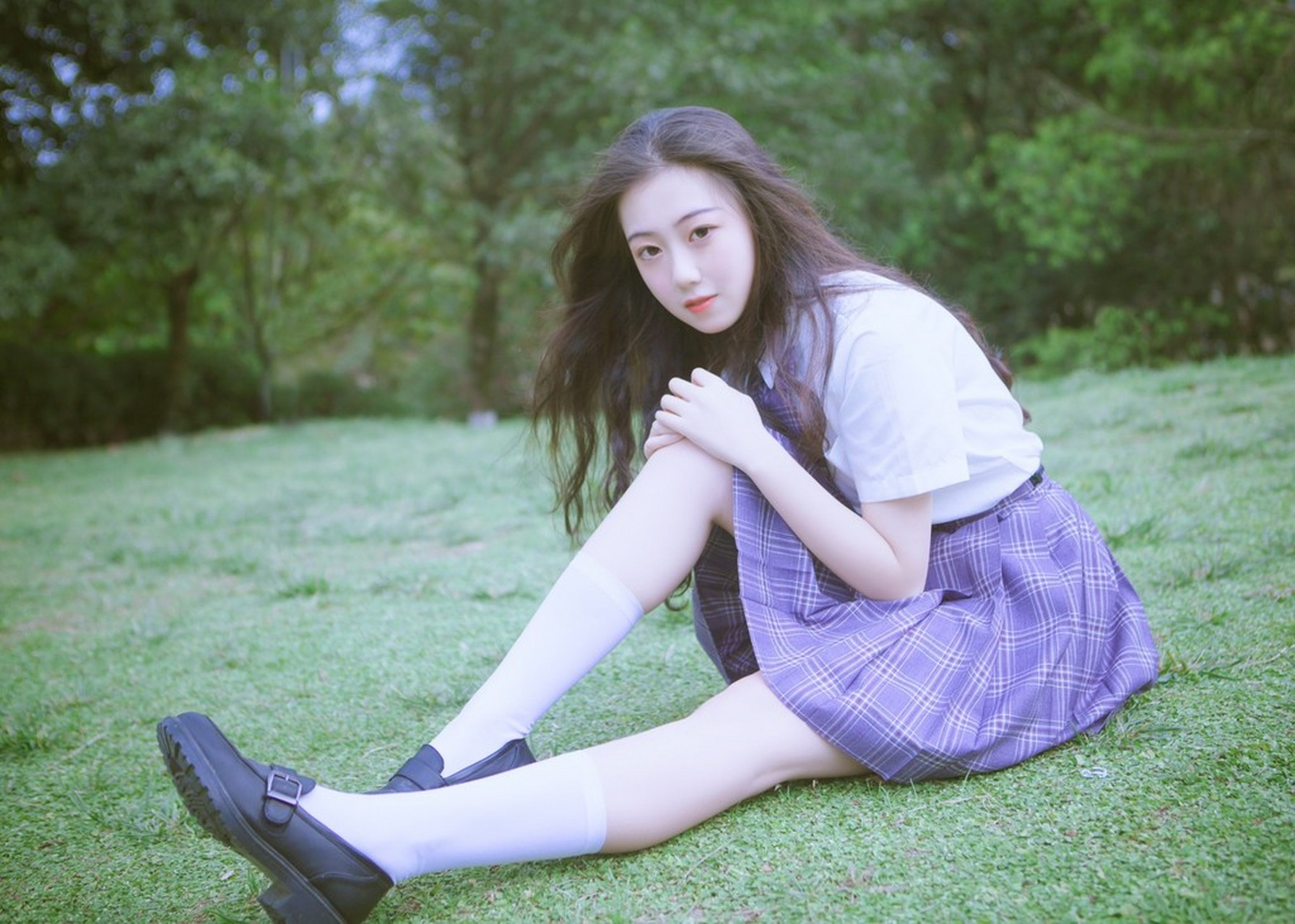 青春漂亮的jk制服小姐姐