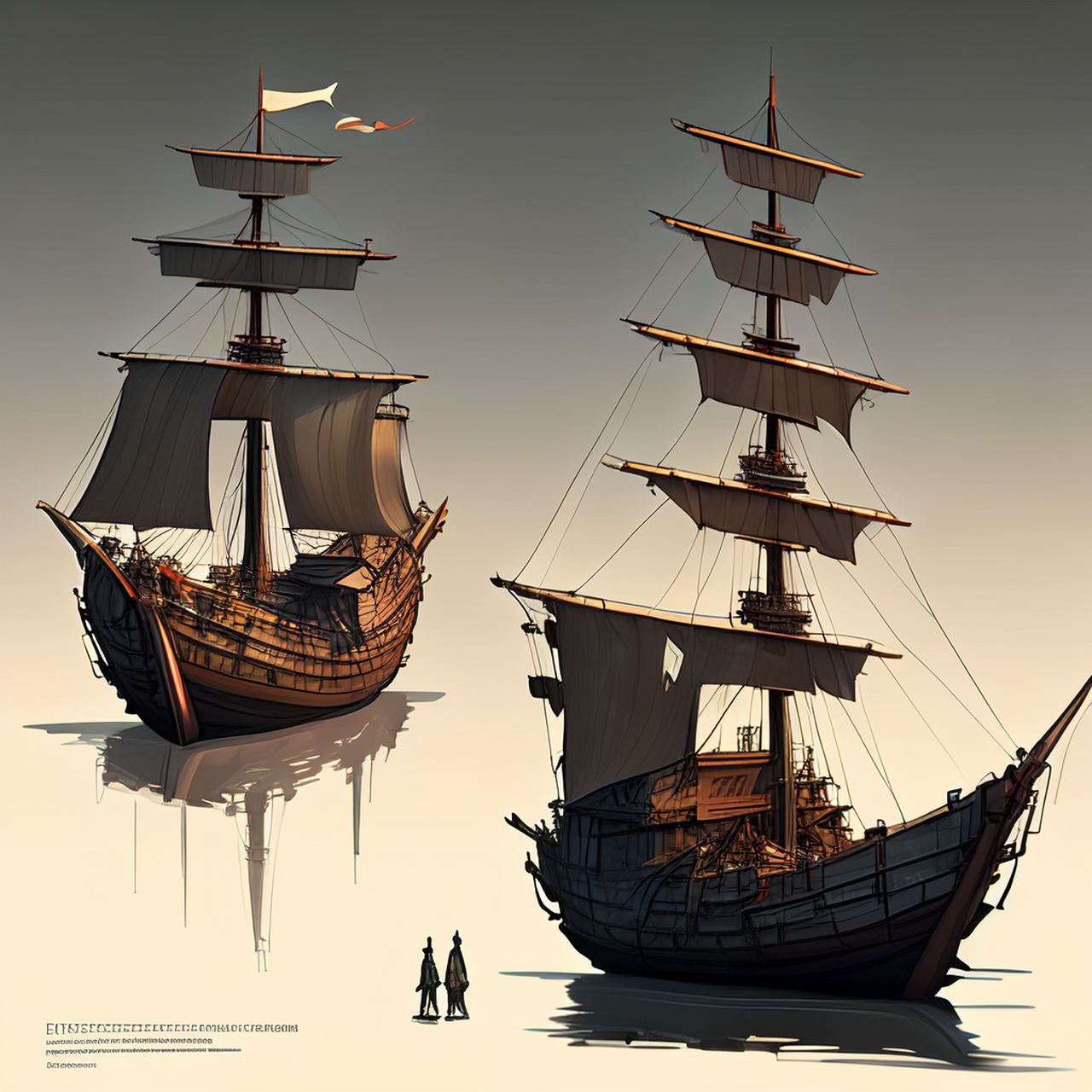 高郎画遍米家船,此轴宾重一当千.静谧,苍茫,明净#百度ai绘图黑科技