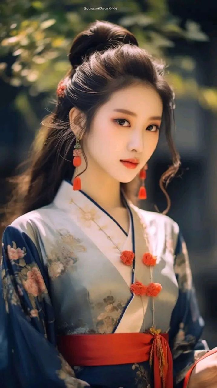 ai美女丨国风美人,气质出众#国风# #国风穿搭# #美女