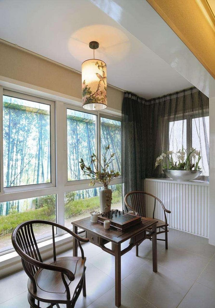 gif创作人# 新中式阳台,不一样的东方美