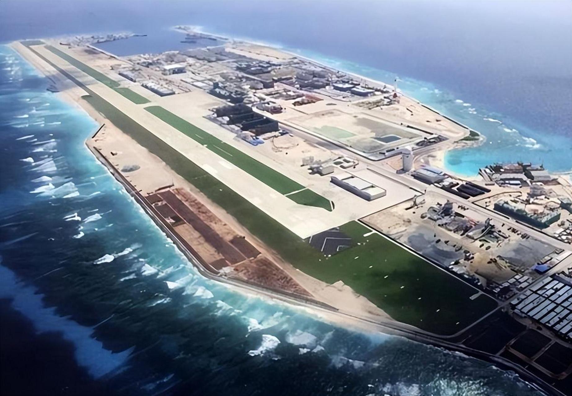 永暑岛大变模样,3000米飞机跑道赫然显现,美媒:至少一个师火力.近日据