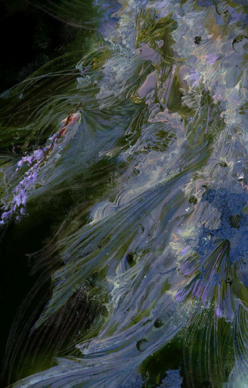 触站acg绘画精选 国人画师:群青打火机 惊悚又浪漫,细腻又丰富