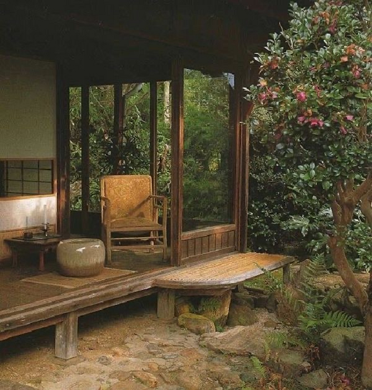 侘寂美学|原来日本建筑中的这条走廊叫缘侧 92在传统的日式住宅,家