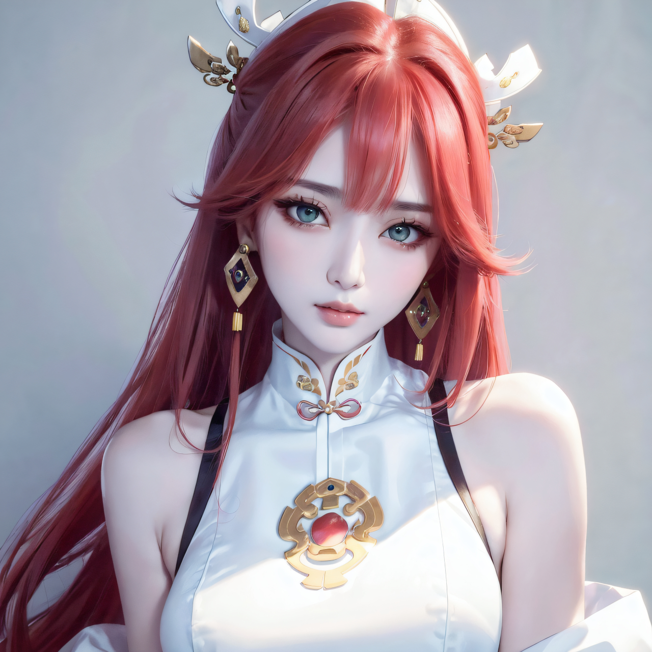 原神# #美女# #二次元美图#  狐狸,八重神子