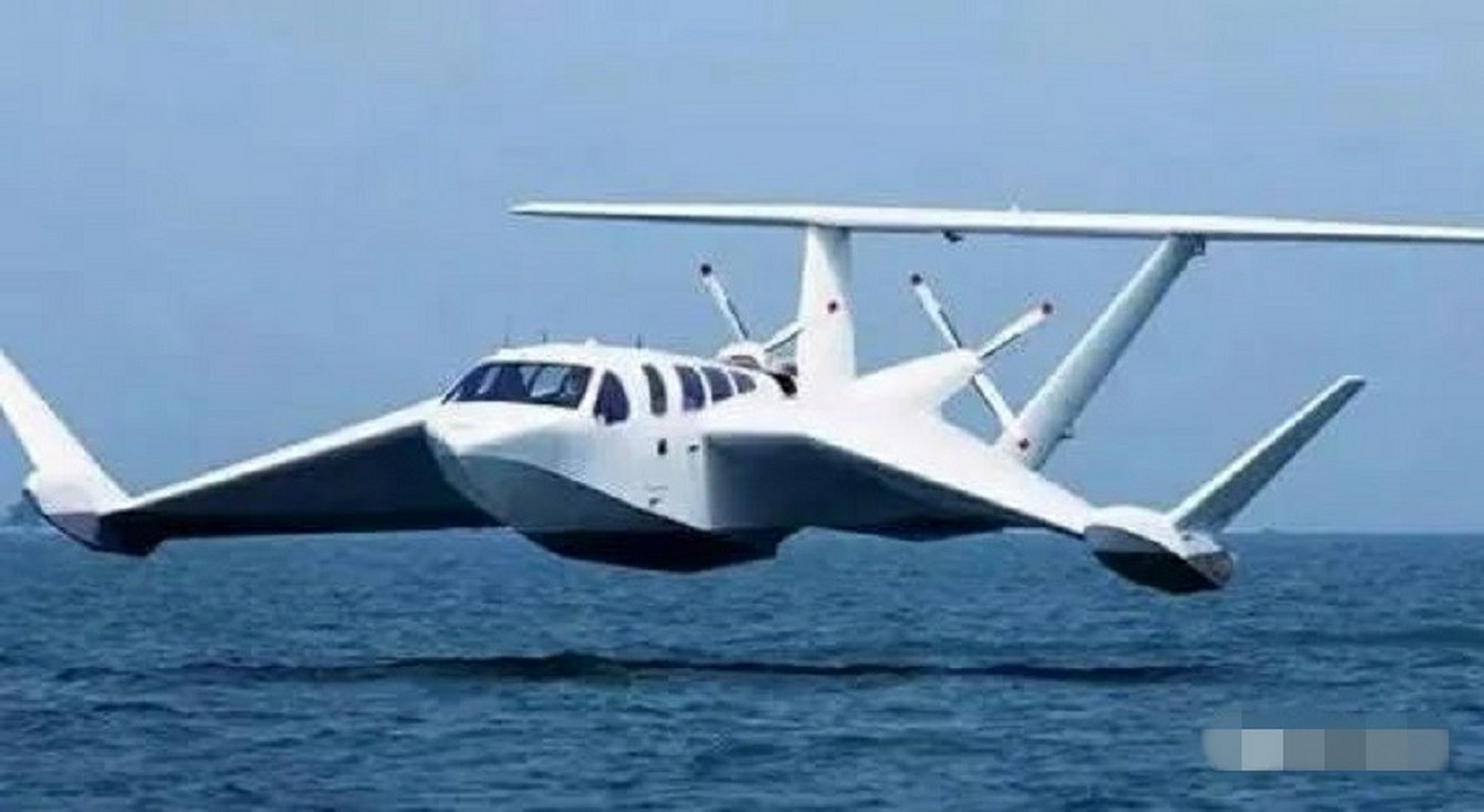 中船重工702所研制的"翔洲1号"地效飞行器早在2014年就在海南完成了