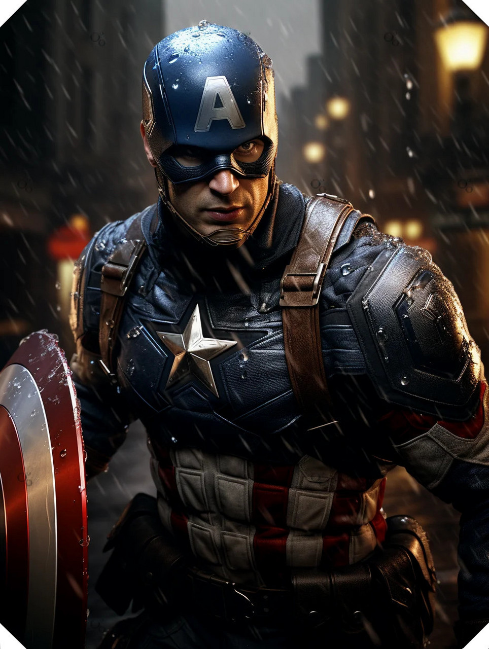 雨中豪杰,复仇者联盟雨中大集结  在这场雨中大集结中,钢铁侠托尼