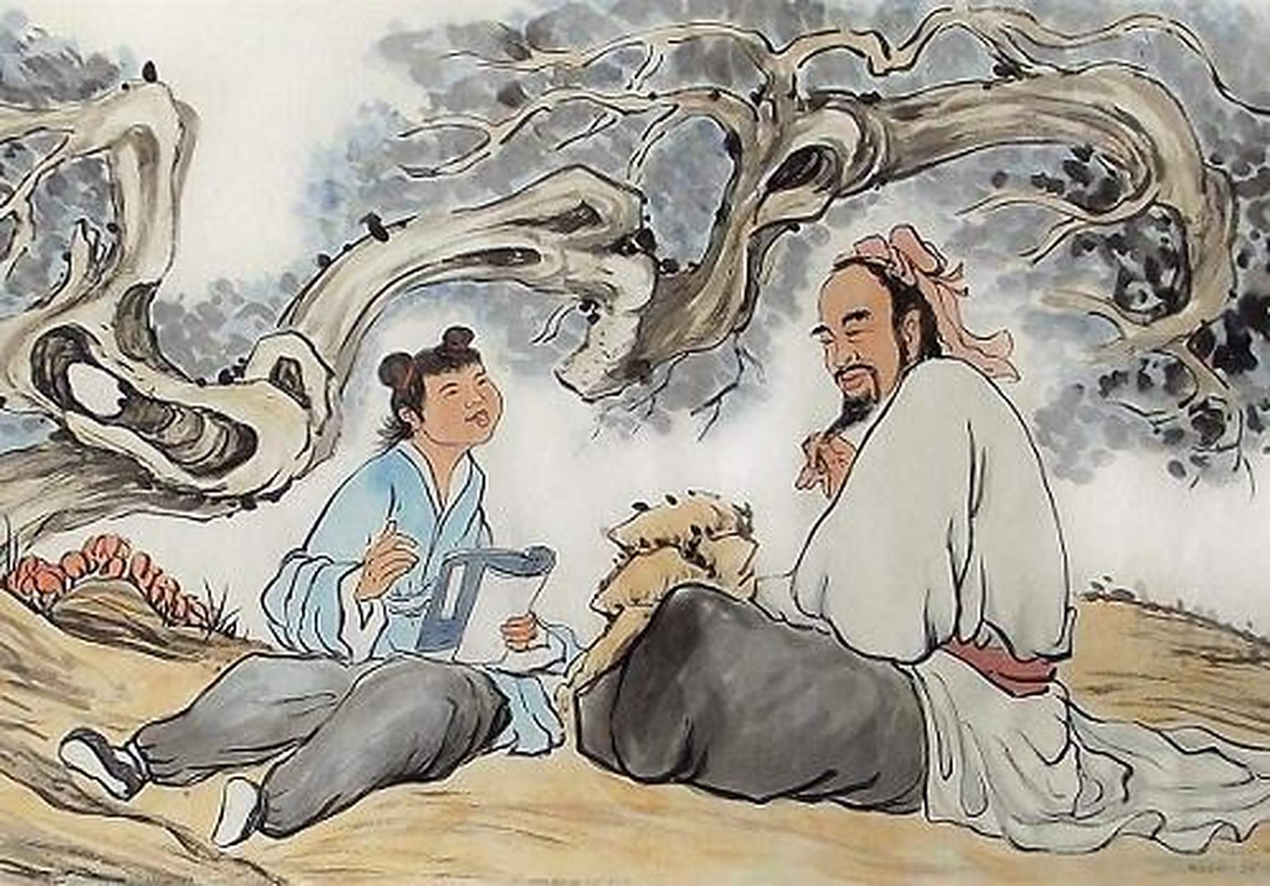 古代趣味历史故事# 春秋时期,孔子和他的学生们周游列国,宣传他的