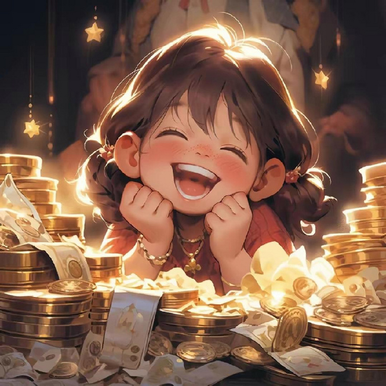 搞钱发财梦系列可爱头像 676767