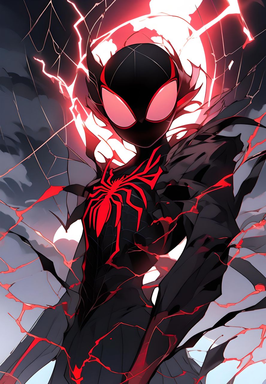 a绘20#蜘蛛##二次元##图片##动漫头像和壁纸