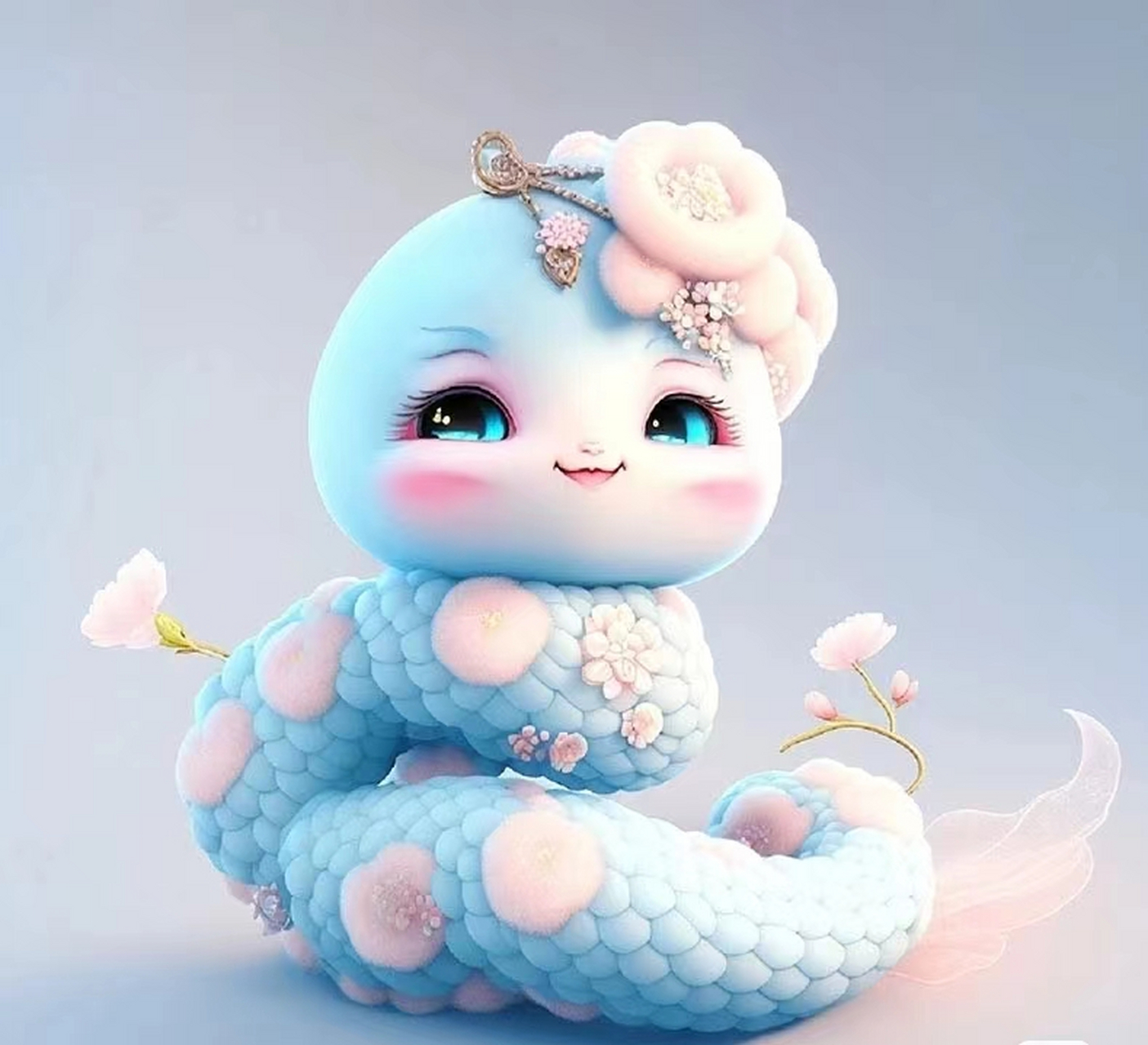 萌萌超可爱的十二生肖图,他们是蛇鼠一窝,龙虎相争,牛兔一家的鼠牛