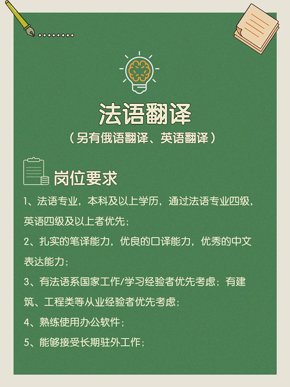 【中国西部水泥有限公司】 驻外招聘:法语翻译,企业宣传员,会计,办公