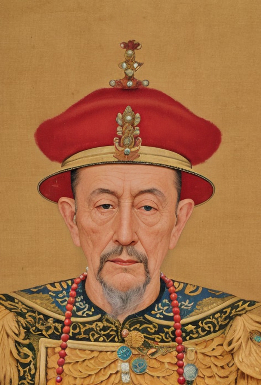 ai复原康熙皇帝,这个感觉像吗?