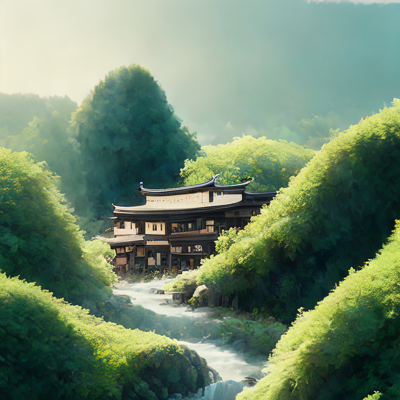 百度ai绘图黑科技#壁纸,微视图,古风绘画,中国风,描绘古诗词,古典美.