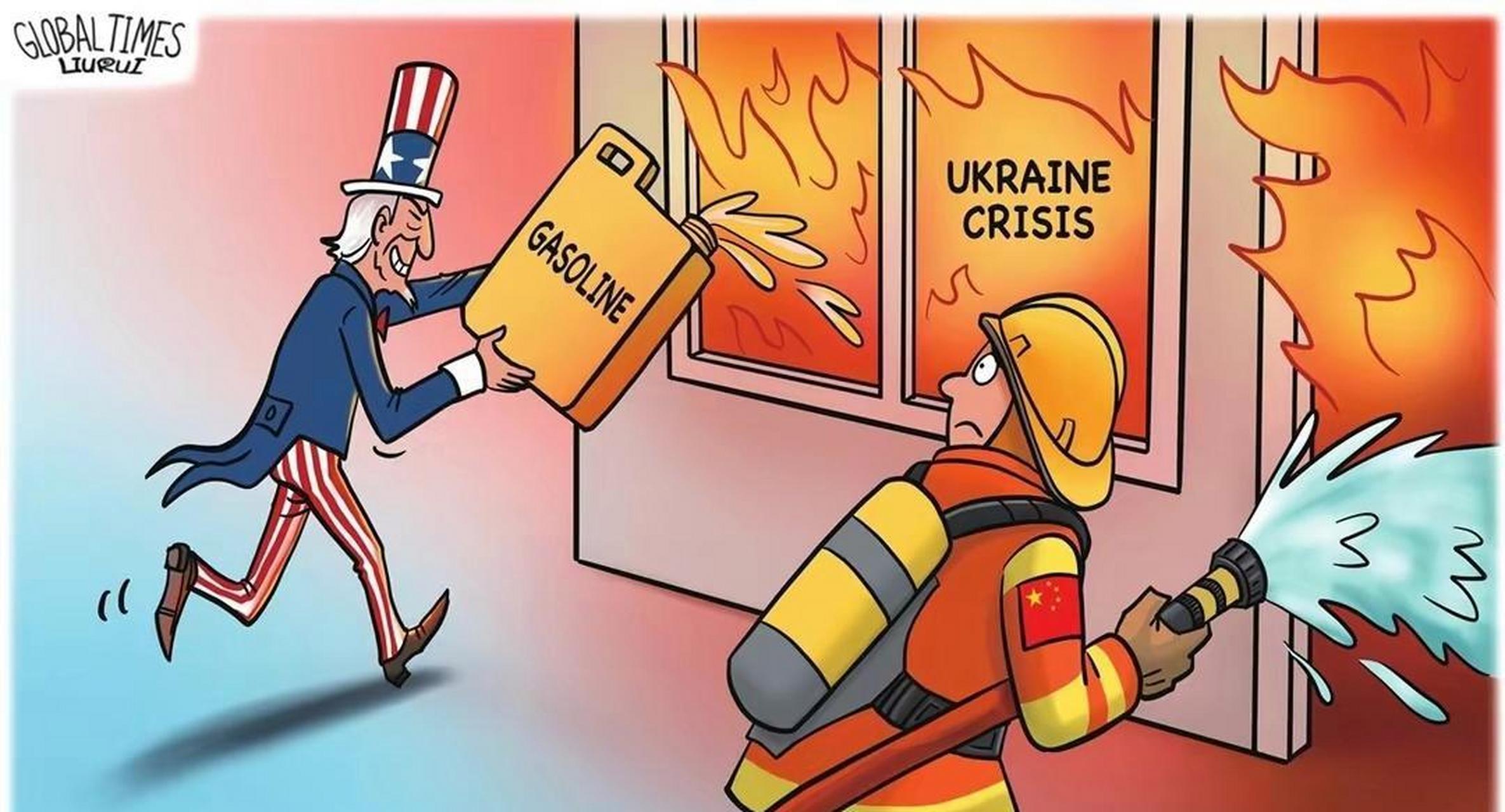 俄乌冲突漫画图片图片