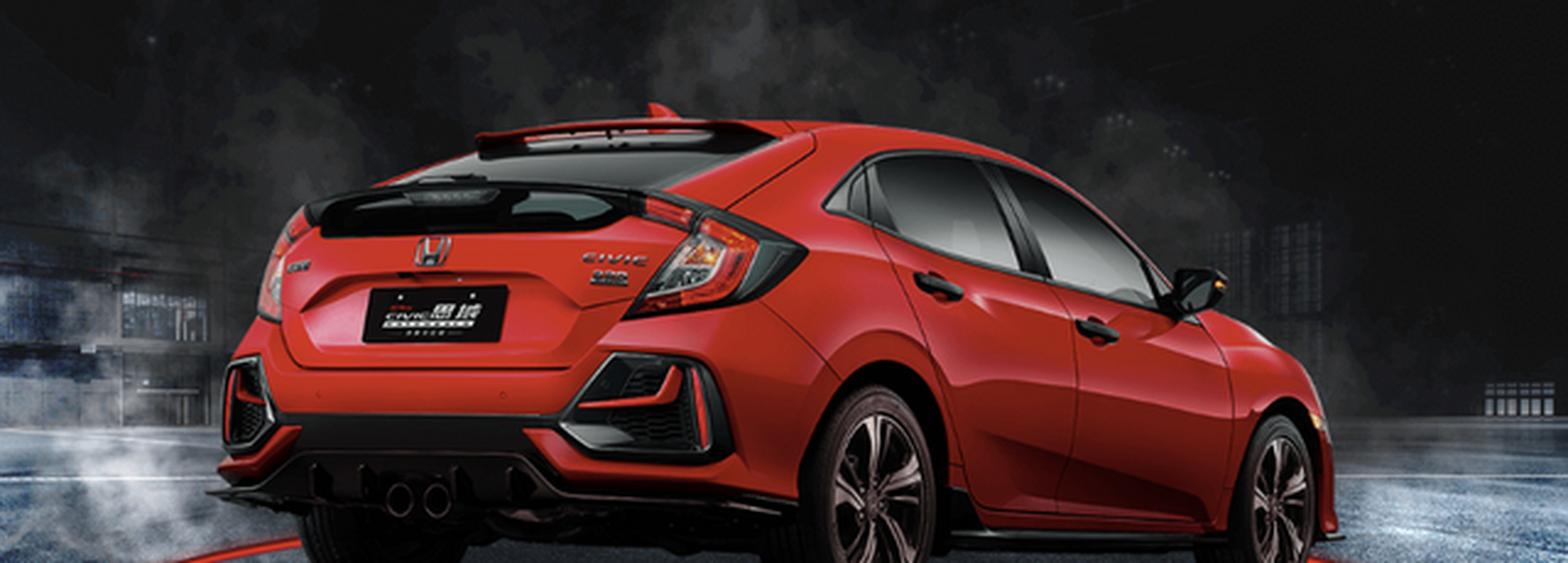 外观上,全新思域hatchback的前脸造型与海外版两厢思域基本保持一致.