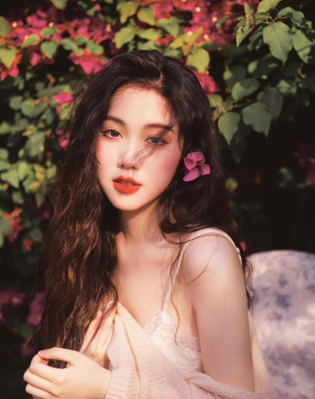 风都吹不散的羊毛卷,复古造型美女