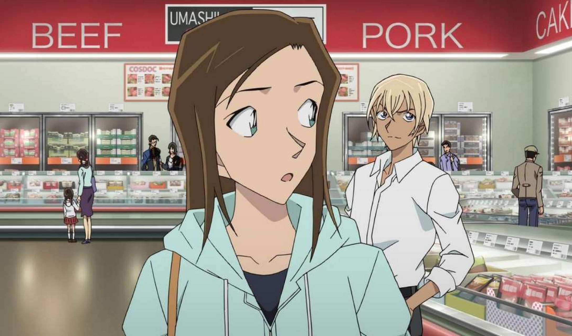 m22《零的执行人》中,安室透在与小梓一起逛超市时,夸赞小梓梓小姐