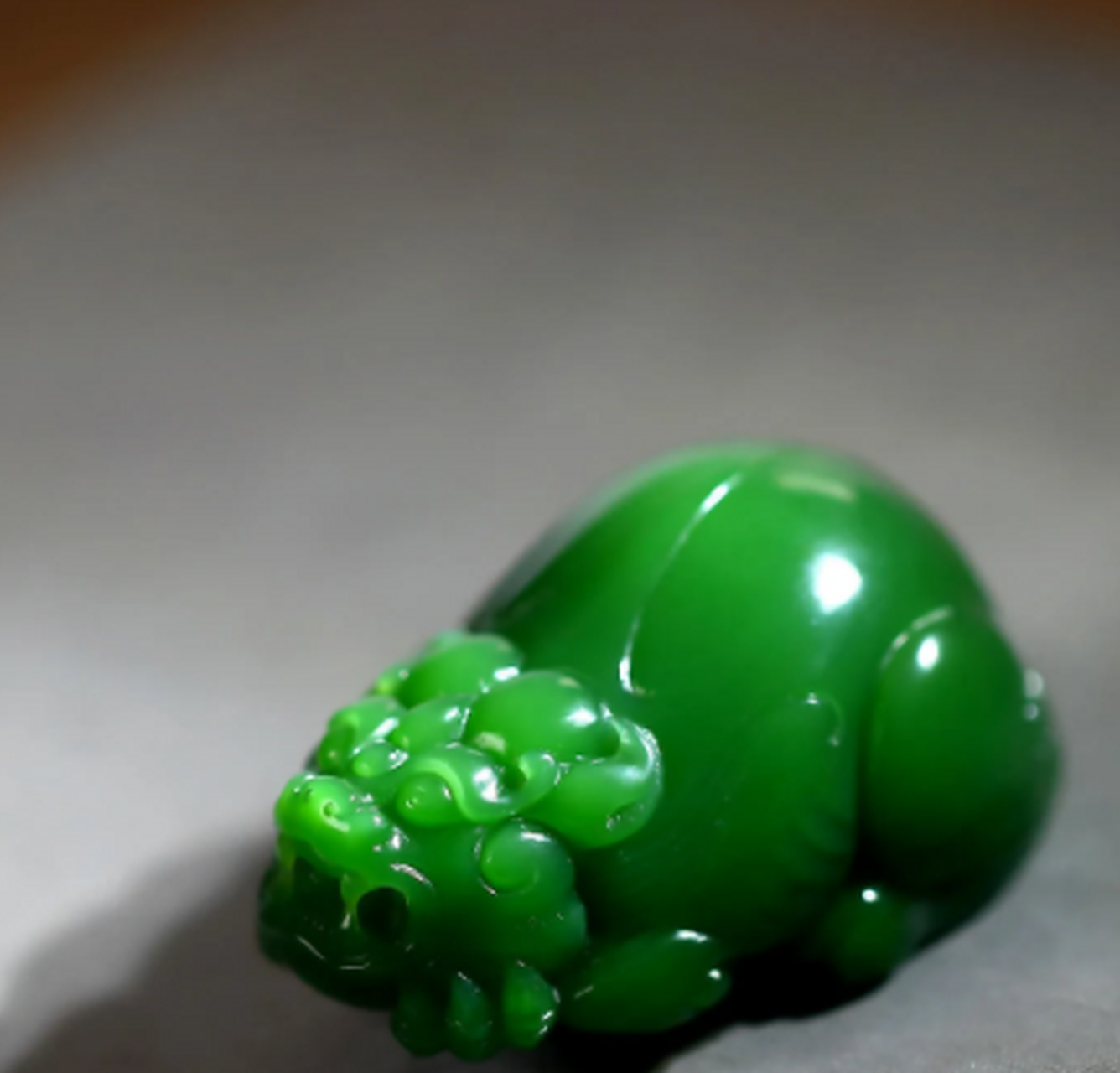 点击头像看直播##和田玉# 老坑碧玉正阳绿,68极品冰底阳绿,色凝润