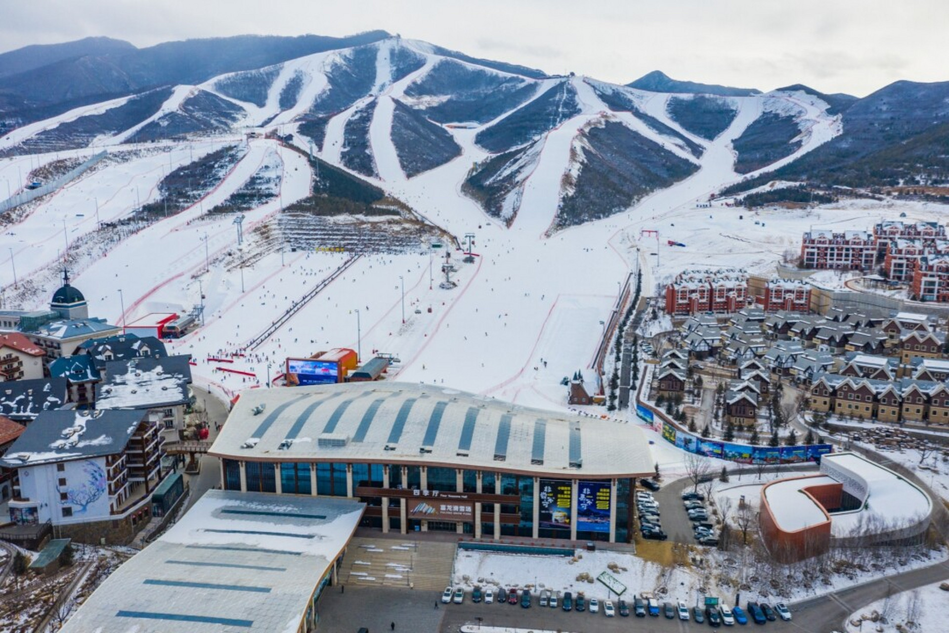 奥运雪场图片