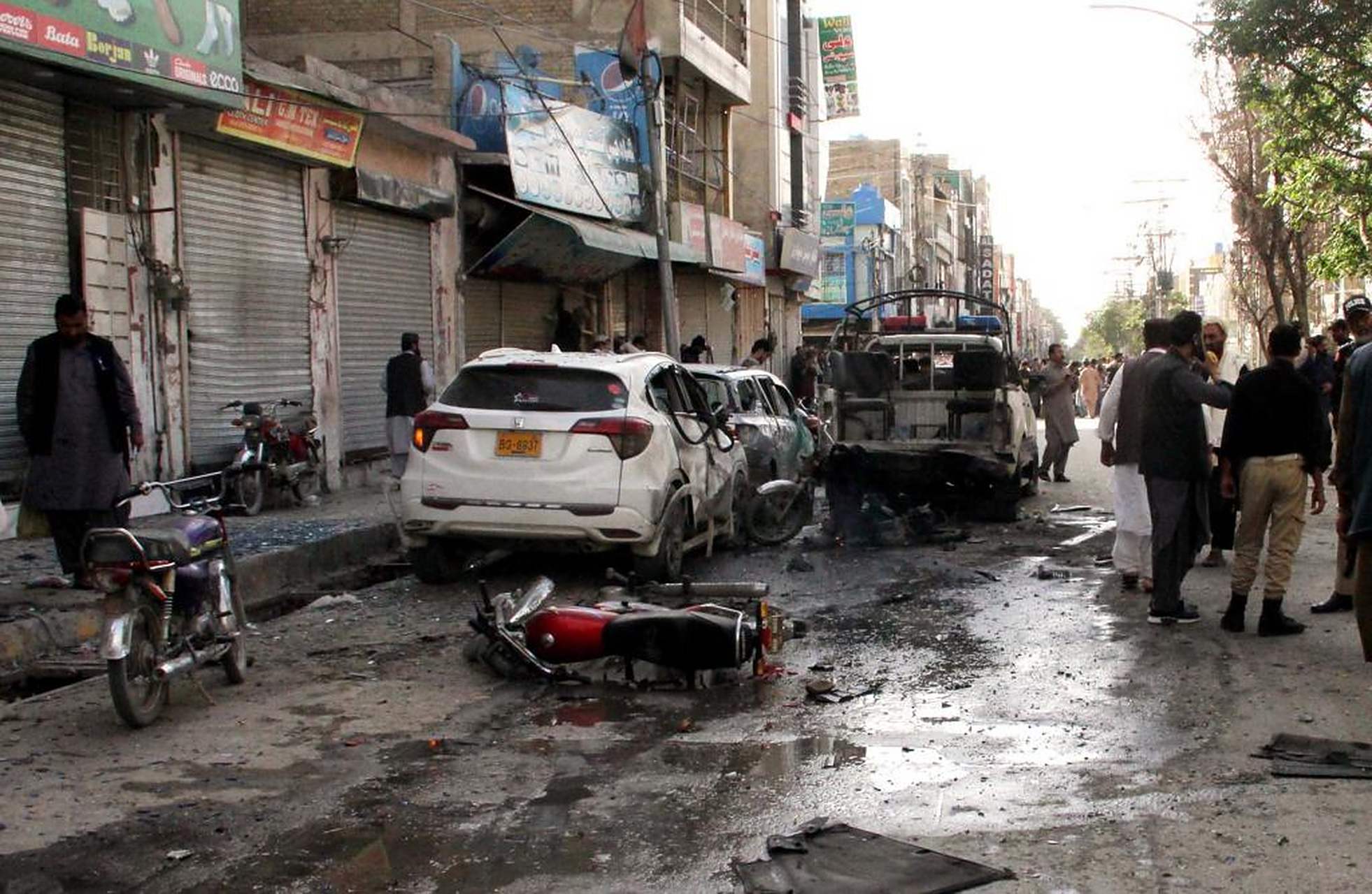 巴基斯坦俾路支省奎达市发生爆炸事件 造成4死10伤 当地时间2023年4月