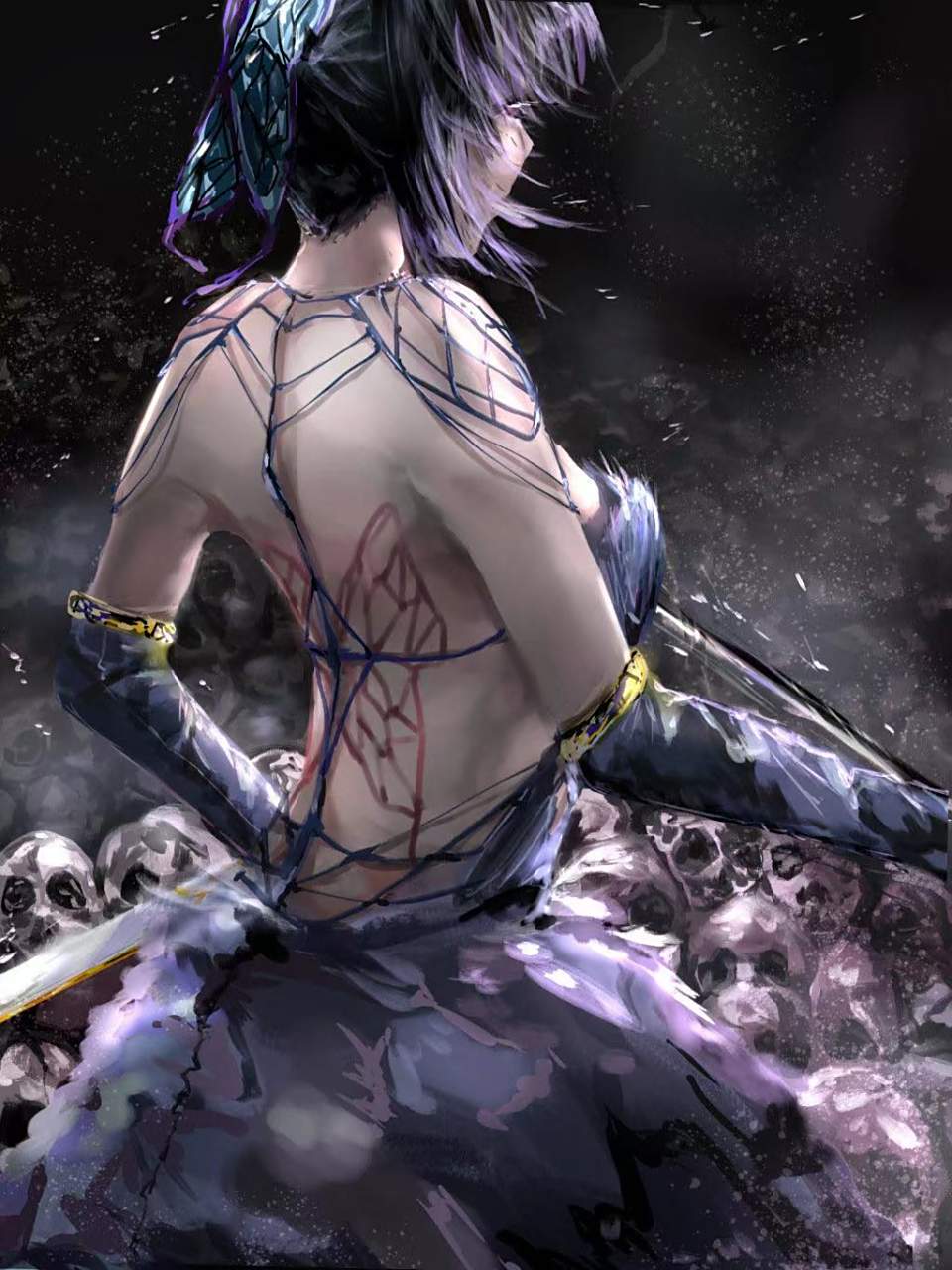 鬼灭之刃#   蝴蝶忍小姐姐的背影  pid:24367326