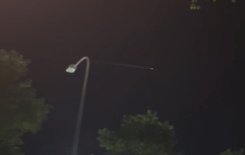 台湾上空现不明巨型火球