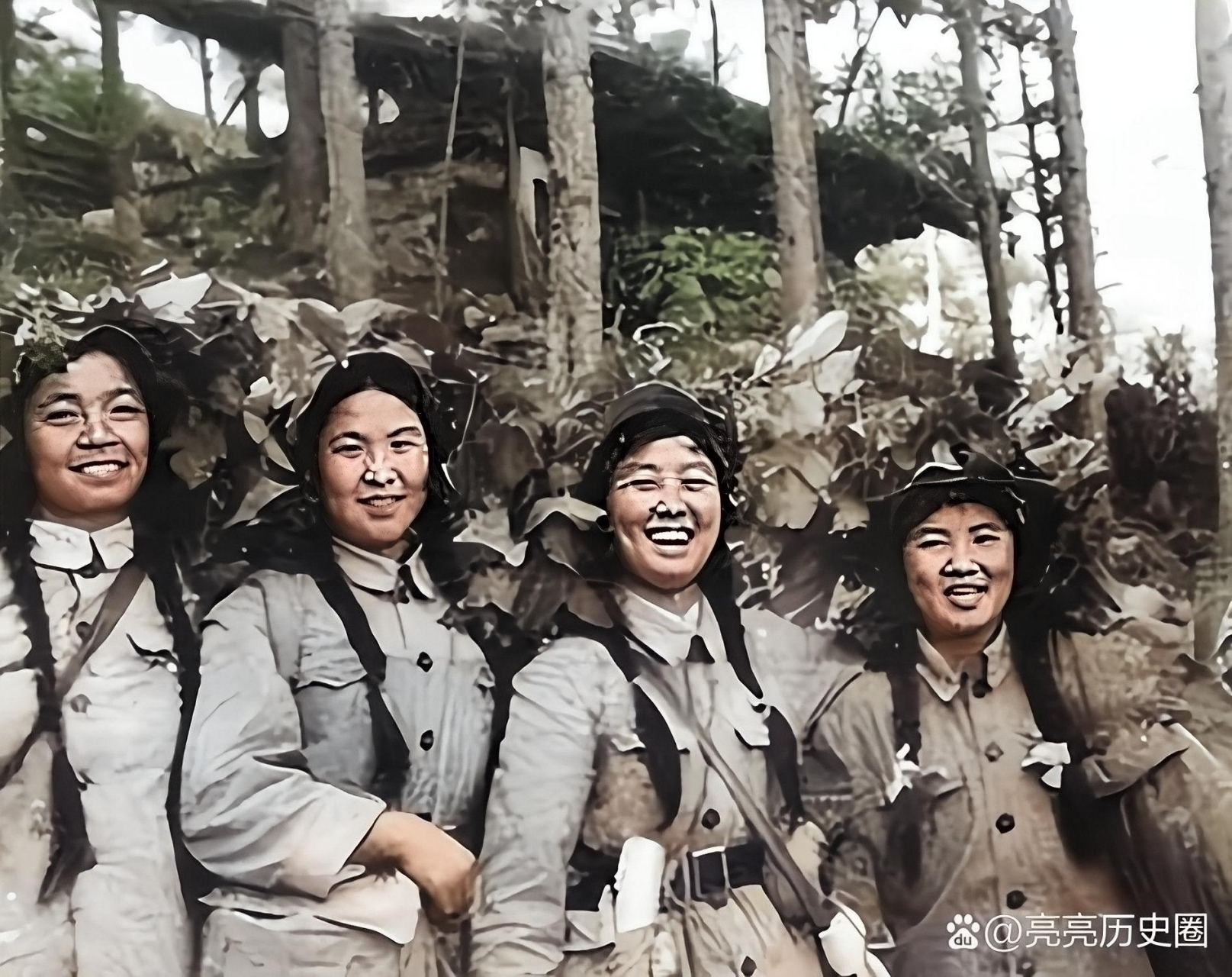 志愿军女兵照片图片