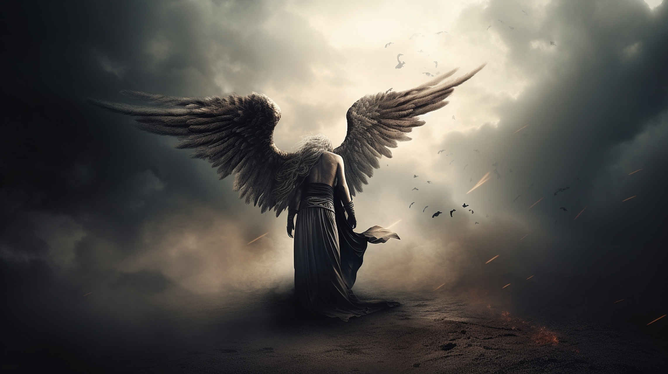 天使陨落!意境拉满拉满!