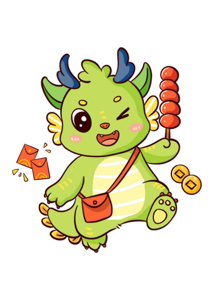 93龙年素材&彩色卡通可爱小青龙小胖龙  你一定会爱上这些迷人的