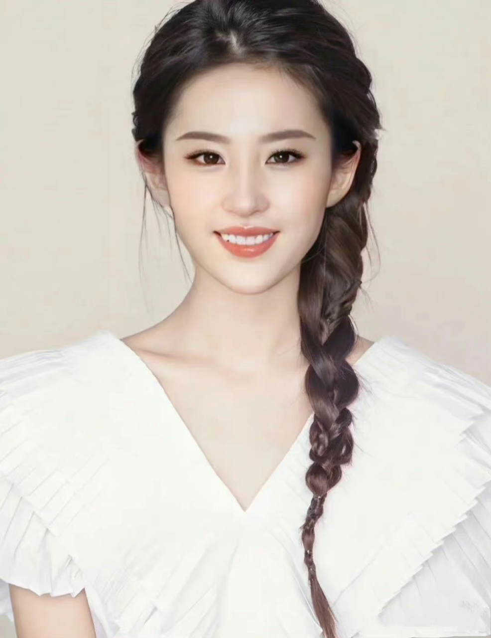 刘亦菲儿时的女神