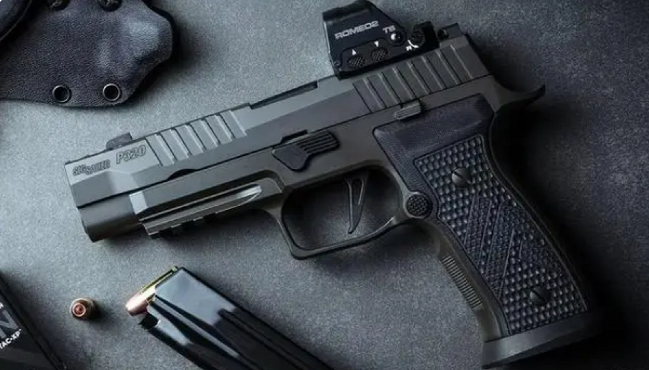 西格绍尔p320-axg"军团"手枪 叠加双重buff 提供独特射击体验,axg是"