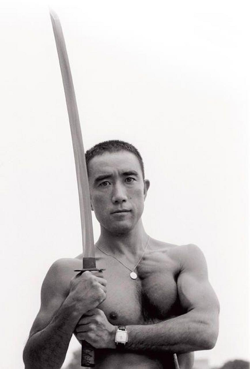 日本狂人三岛由纪夫旧照.