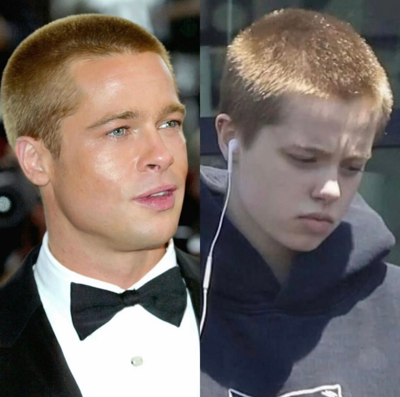 shiloh jolie-pitt最新照,和老爸皮特太像了.