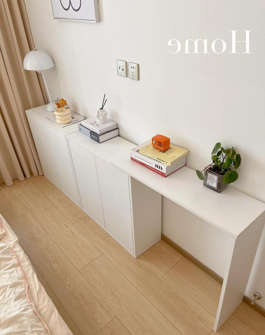 diy极窄床尾柜!极窄过道也能放!