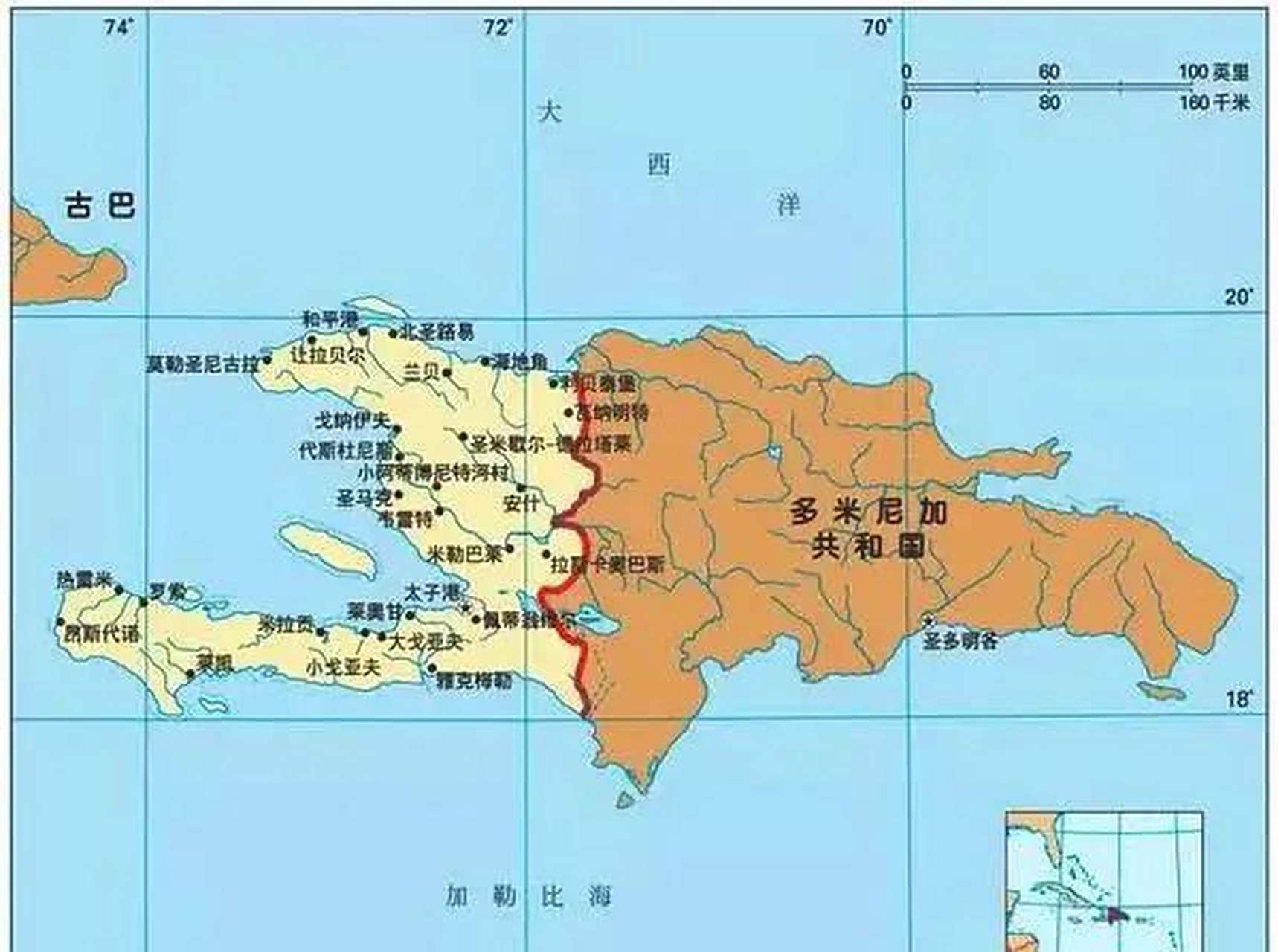 动态创作月# 多米尼加和海地都位于伊斯帕尼奥拉岛上,两国把这座岛屿