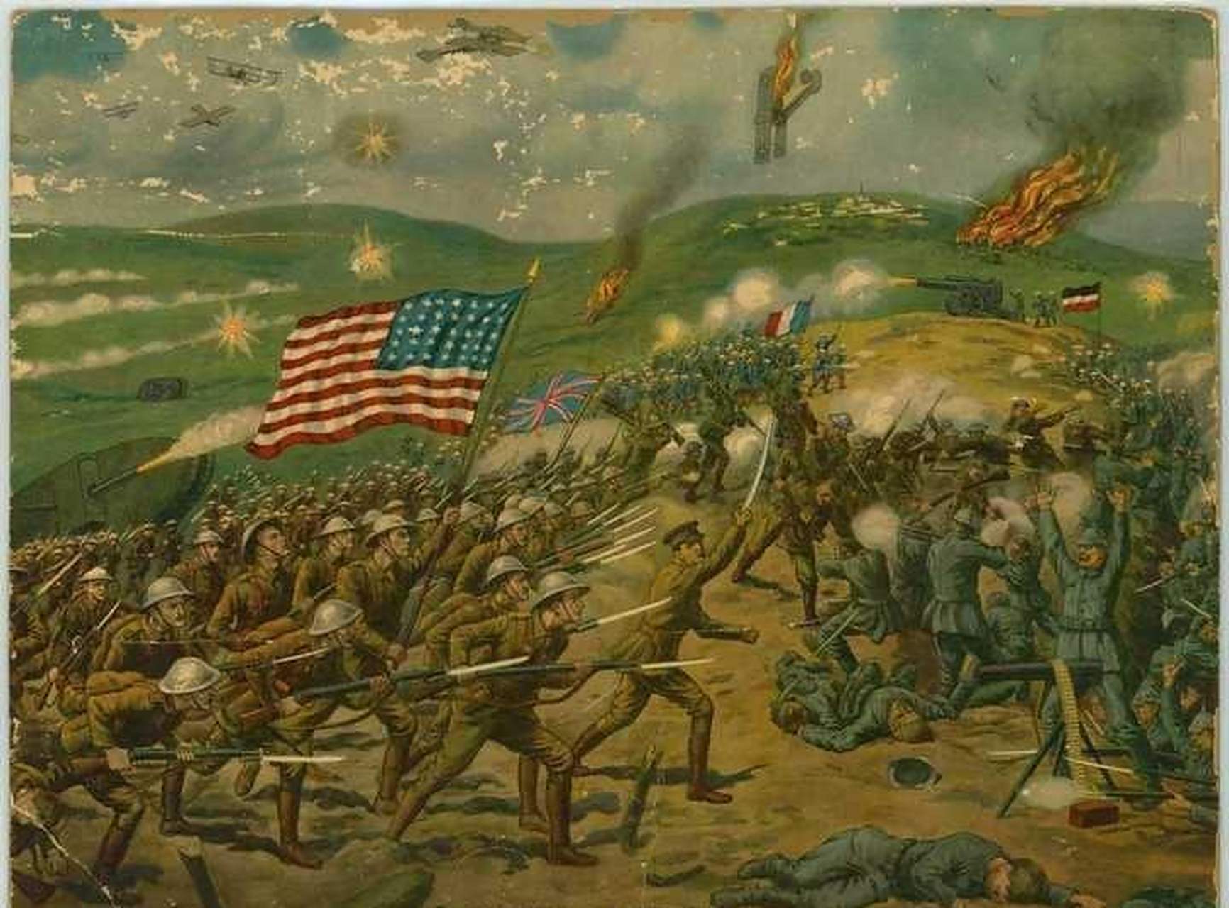 历史上的今天:1917年4月6日,美国正式宣布对德国宣战,参加第一次世界