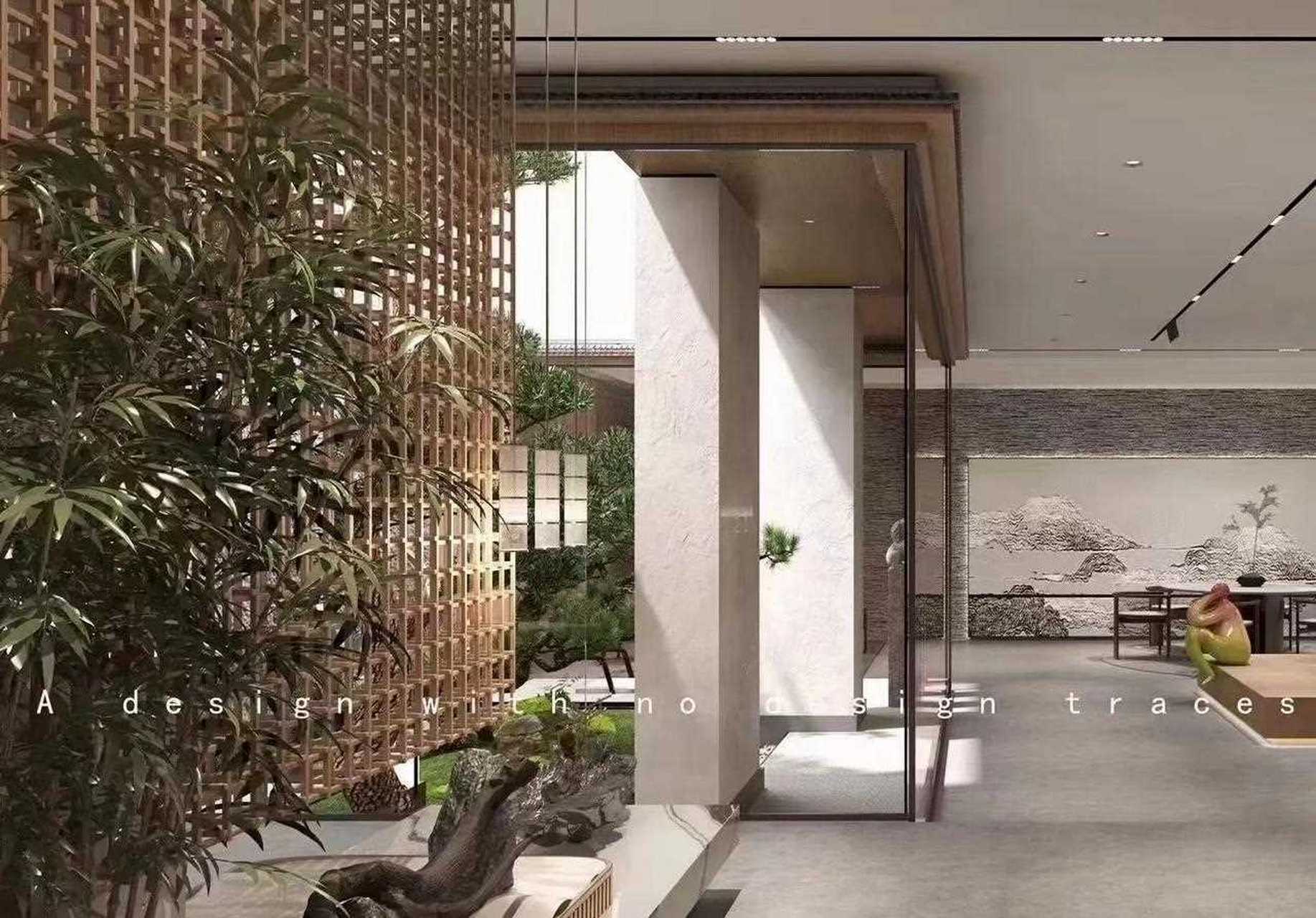 地下室挖出一个下沉庭院 利用虚空间 延伸庭院与室内关系 ,扩大庭院