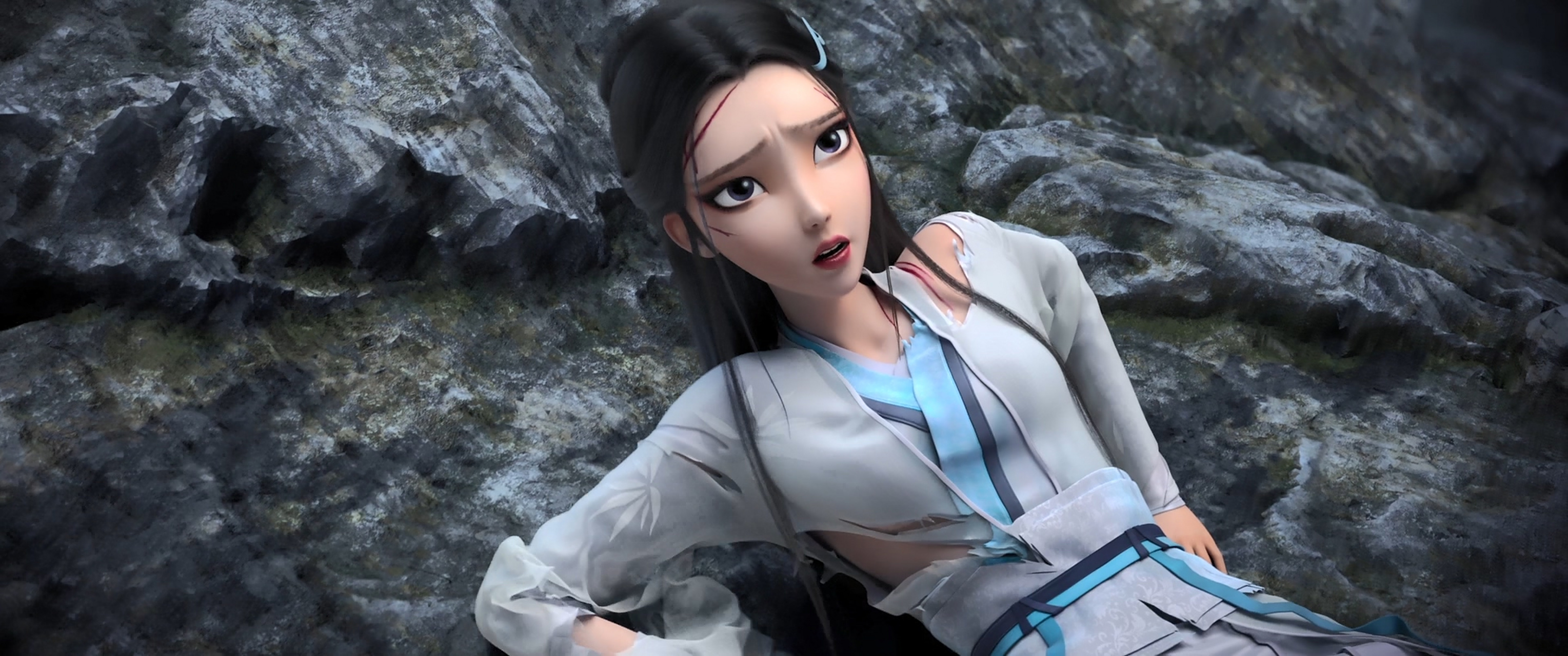 白蛇缘起# 小白的三种形态还都挺好看的,人形温婉,半人半妖带点妩媚