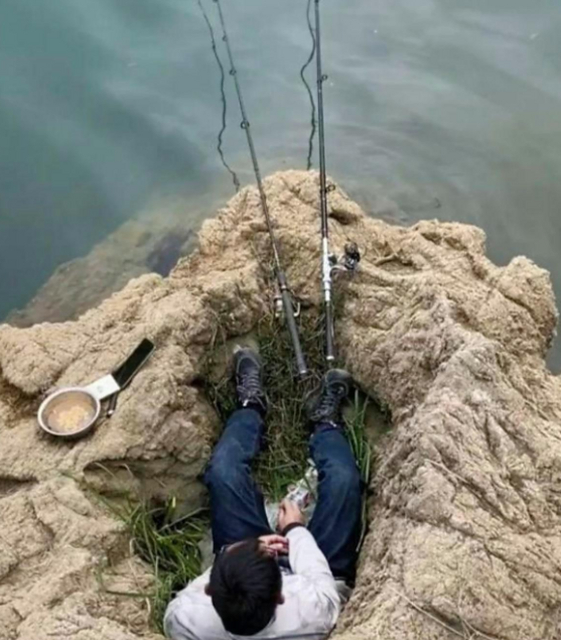 钓鱼人风水宝地 #中国版chatgpt来了# #趣图搞笑