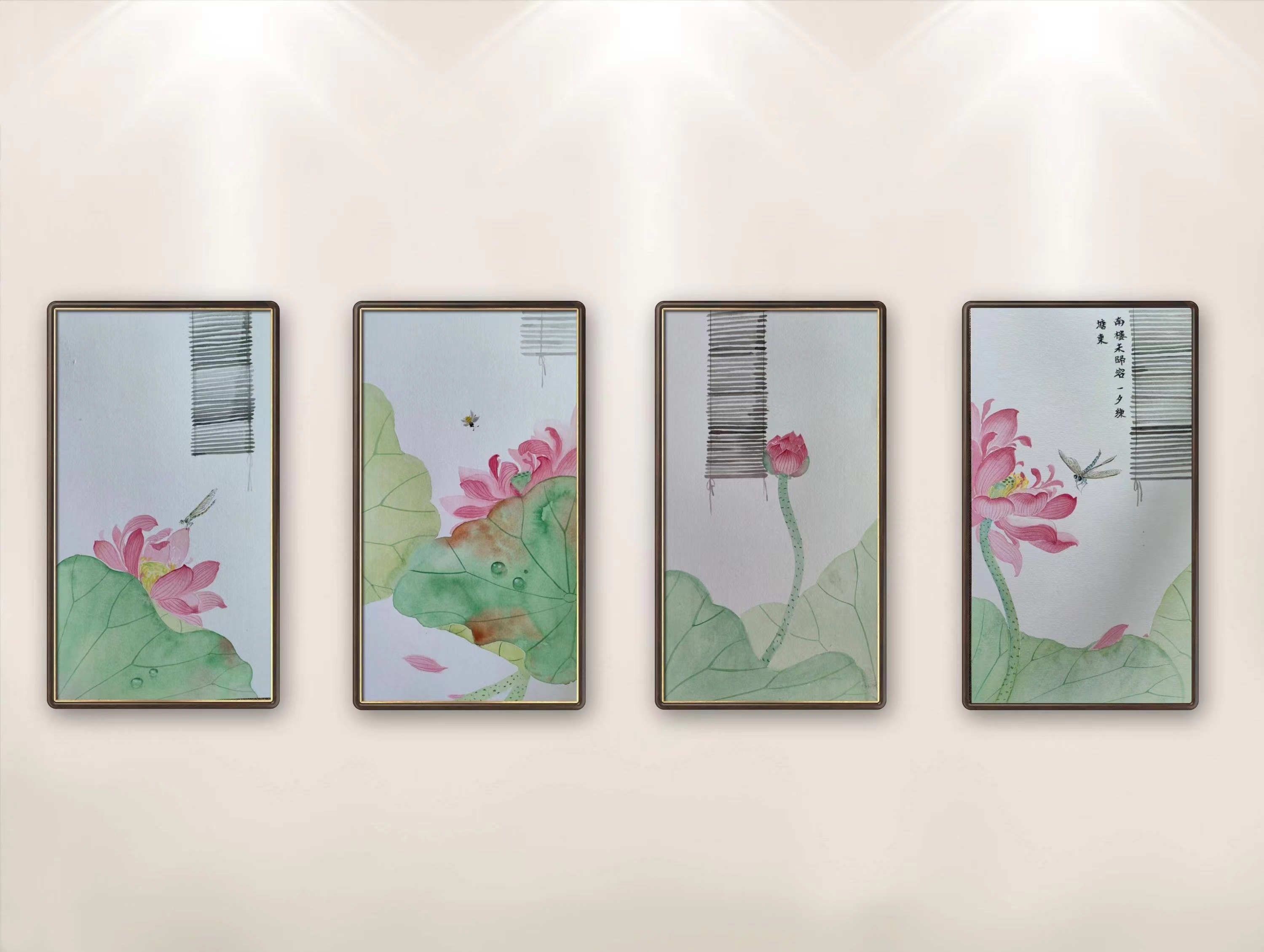 国画荷花装饰性画法 在生活中,大家不免对于国画注重于技法,可画出来